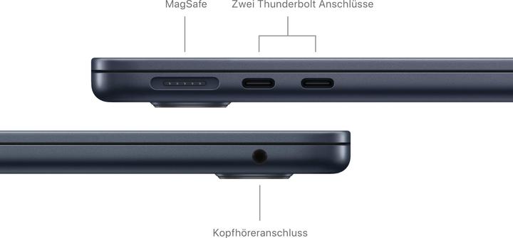 Produktbild Apple MacBook Air – 2024 (13.60", M3, 24 GB, 512 GB, DE)