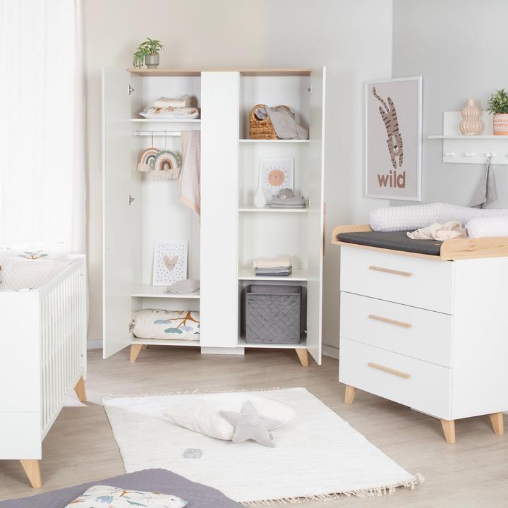 Produktbild Roba Kleiderschrank 2,5 türig Leon (119 x 52 x 190 cm)