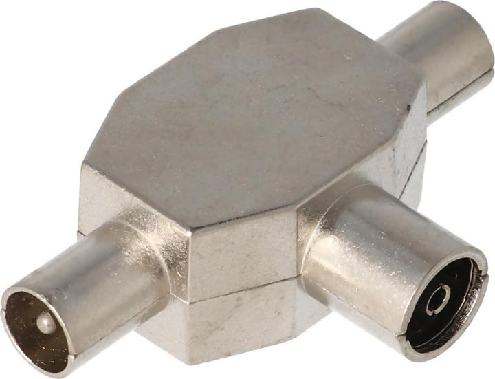 Actual product image Value Coaxial T-adapter (Antenna cable)