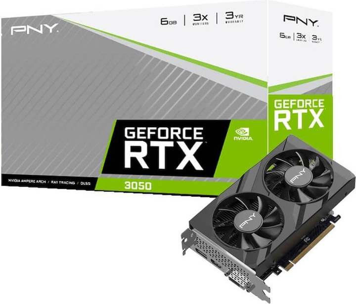 Produktbild PNY RTX 3050 6GB VERTO (6 GB)