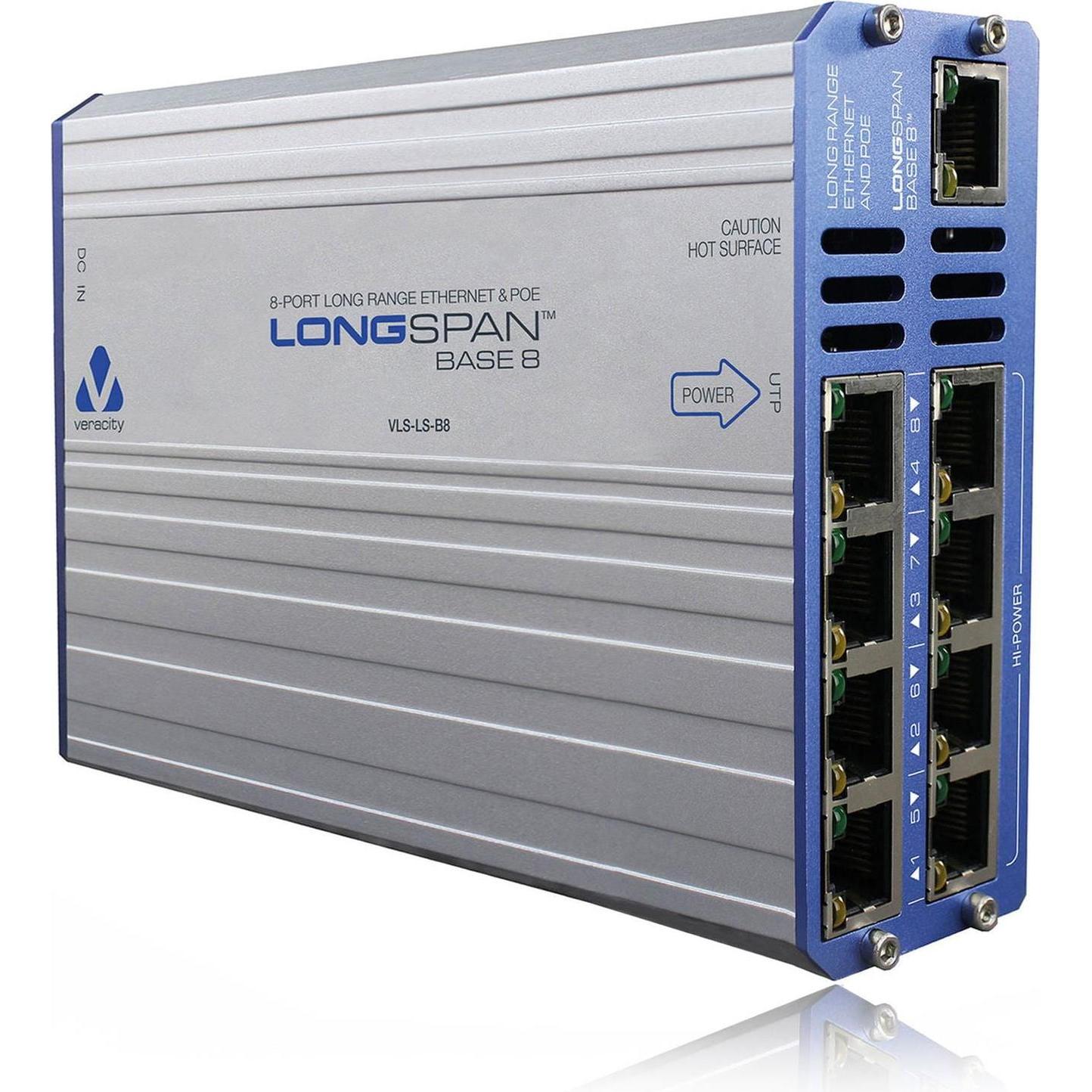 Veracity LONGSPAN Base 8. 8 Channel (Extender), Netzwerk Zubehör