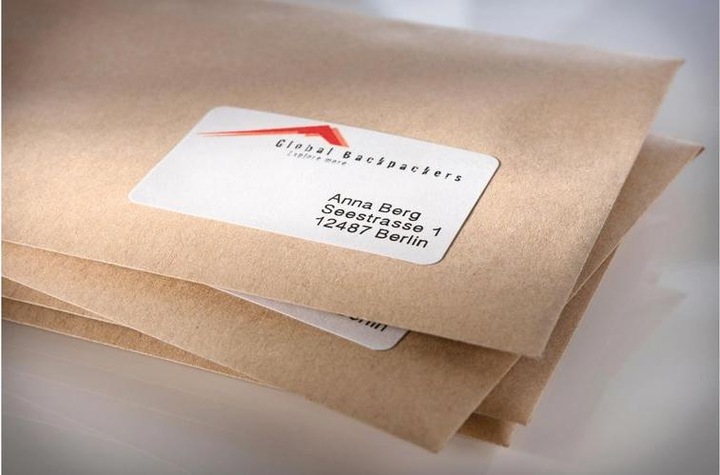 Actual product image Avery Recycling address labels