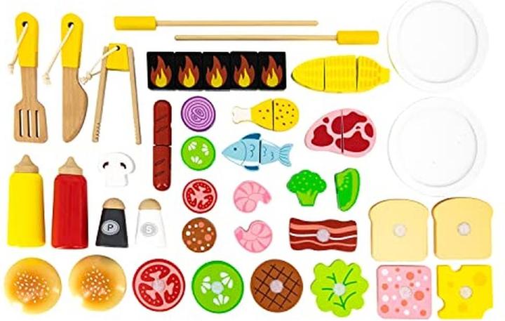 Immagine prodotto Viga Toys Set di barbecue giocattolo in legno