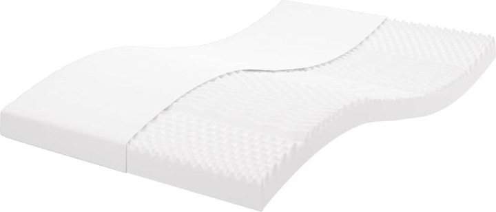 Produktbild VidaXL Schaumstoffmatratze 120 x 220 cm 7-Zonen Härtegrad 20 ILD (120 x 220 cm, Schaumstoffkern)
