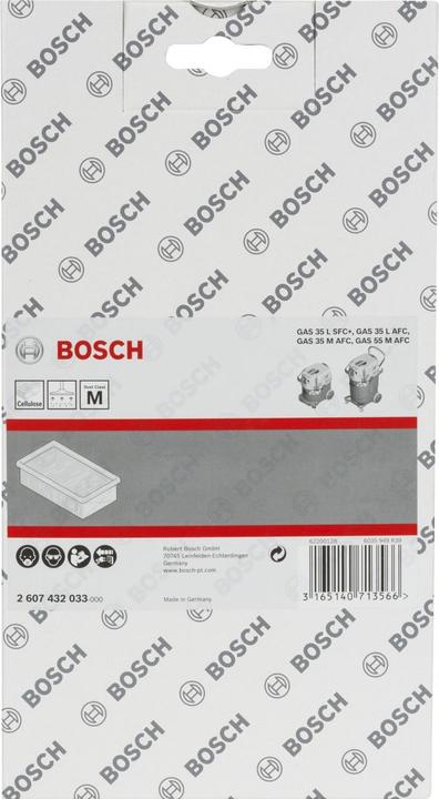 Actual product image Bosch Professional Zubehör Flat pleat filter