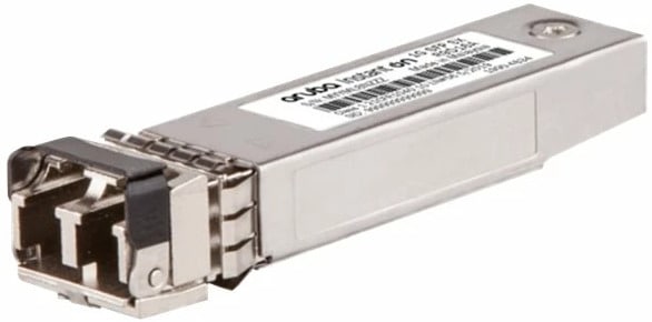 Actual product image HPE E Aruba IOn XCVR SFP+, LC, SR MMF