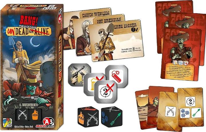 Produktbild Abacus BANG! The Dice Game - Undead or Alive 2. Erw (Deutsch, 3 - 8 Spieler)
