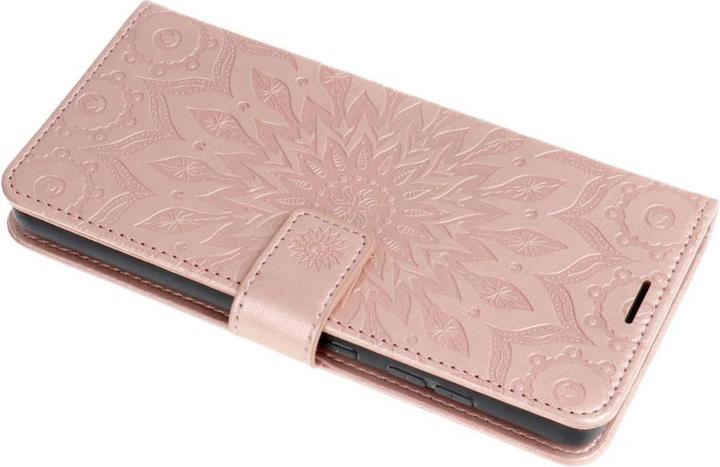 Actual product image OEM Back panel cover MEZZO Book case for SAMSUNG S25 Ultra mandala rose gold (Samsung Galaxy S25 Ultra)