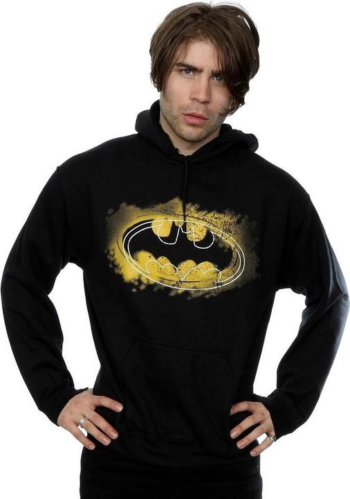 Image du produit Batman Sweat à capuche avec logo Spray pour hommes (XXL)