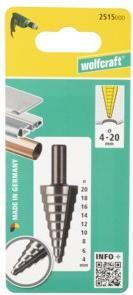 Produktbild wolfcraft 1 Stufenbohrer HSS, Schaft 8mm, ø4-20mm (8 mm)