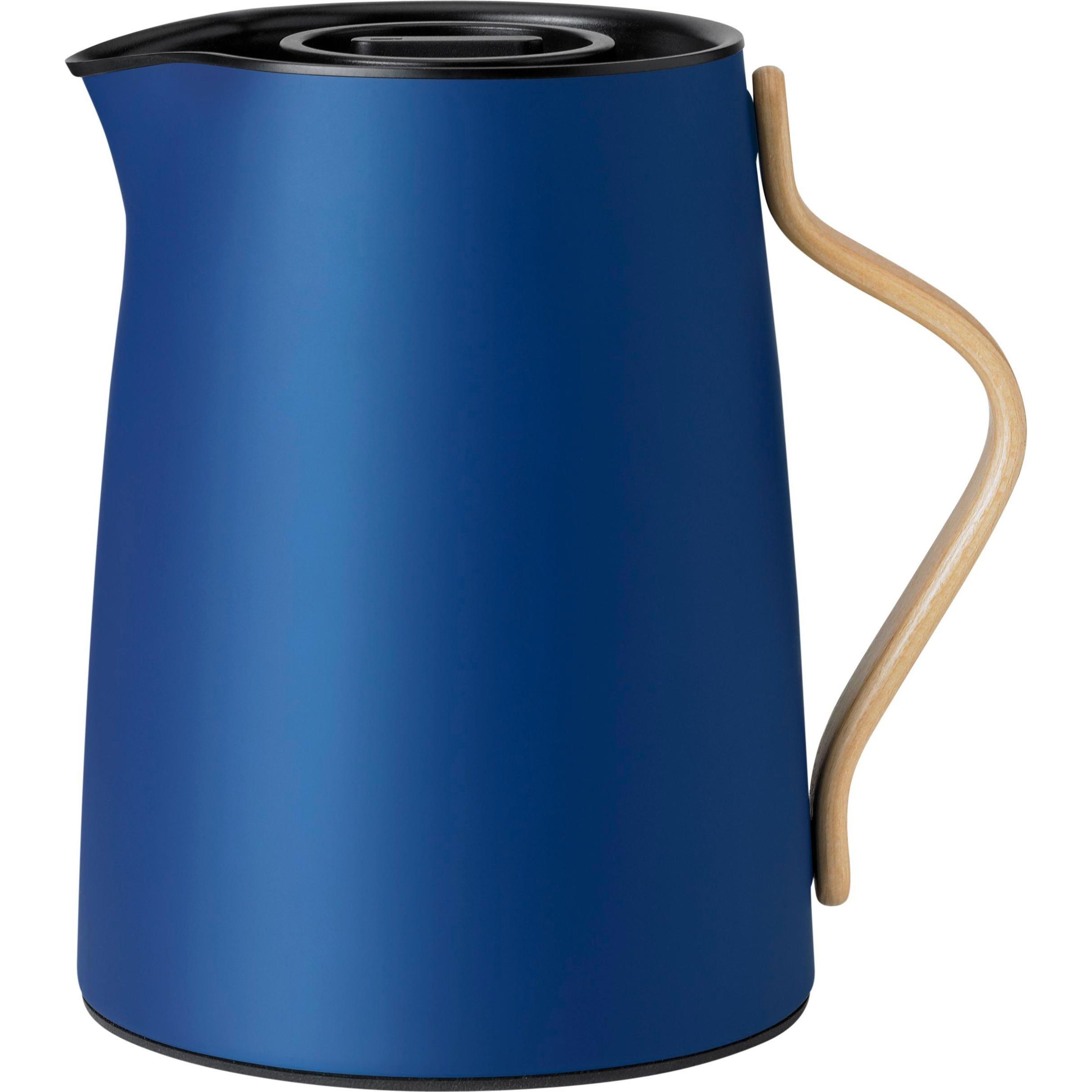 Stelton Isolierkanne Tee, Thermoskanne, Blau