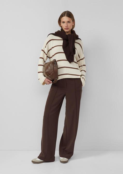 Produktbild s.Oliver Strickpullover Gestreifter Pullover im Relaxed Fit (48)