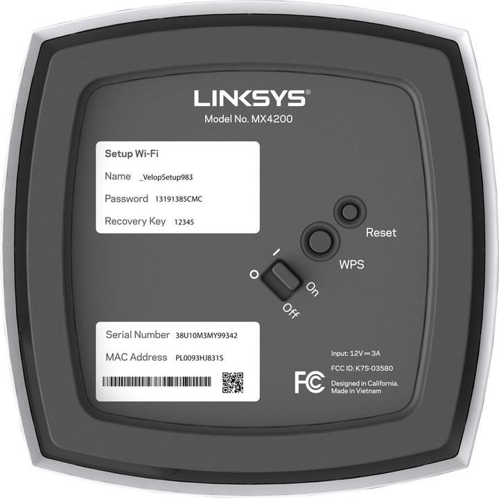 Immagine prodotto Linksys AX4200 3PK 2400 Mbit/s