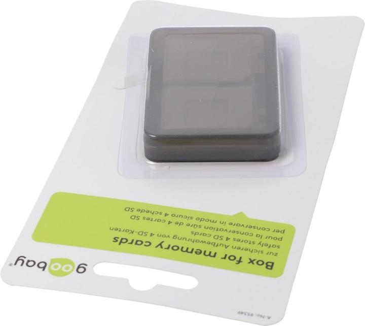 Actual product image AccuCell Storage box for up to 4x SD memory cards (Memory card cover)