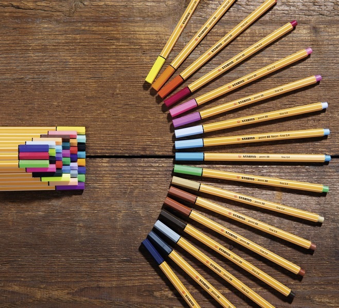 Actual product image STABILO point 88 Fineliner (Umber, 1 x)