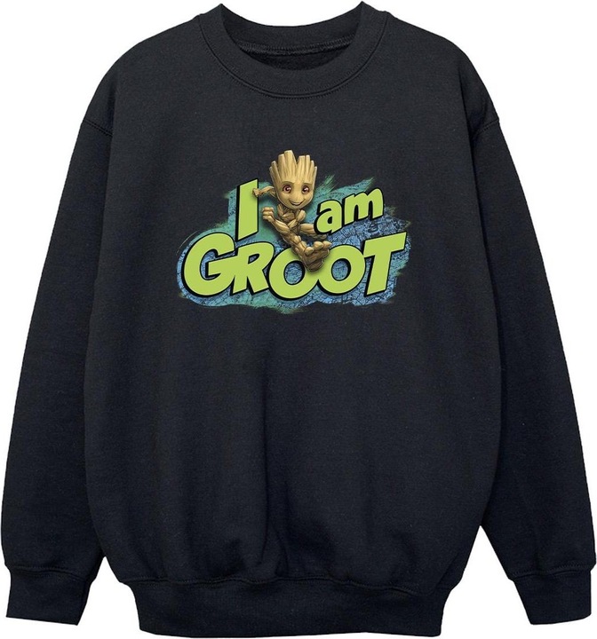 Produktbild Guardians Of The Galaxy I Am Groot Jumping Sweatshirt Jungen (140, 146)