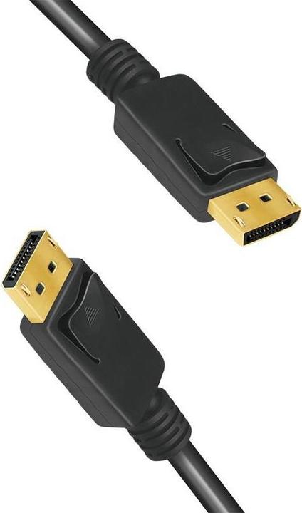 Produktbild LogiLink DisplayPort 1.4 Anschlusskabel, 5,0 m, schwarz DisplayPort Stecker (5 m, DisplayPort, 1.4)