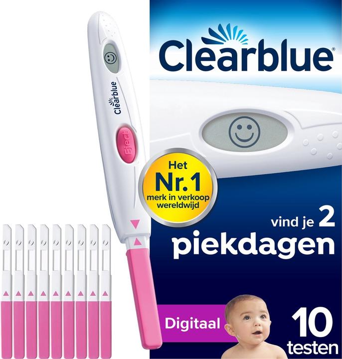 Clearblue Digital Ovulation Test With 10 Sticks