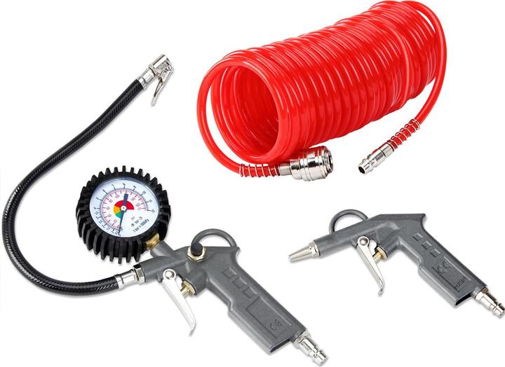 Kit Accessori Per Aria Compressa Da Compressore Set Di 5 Pezzi - Foto 8