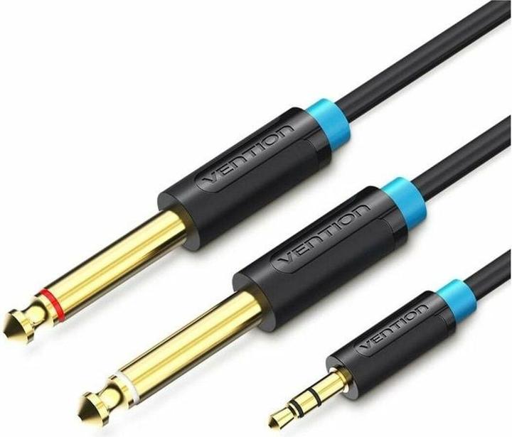 Image du produit Vention 2en1 (1 m, Jack 3,5 mm (AUX), jack 6.3mm)