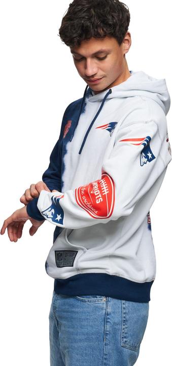 Immagine prodotto Recovered Felpa con cappuccio in pile Re:covered - INK DYE New England Patriots - 3XL (3XL)