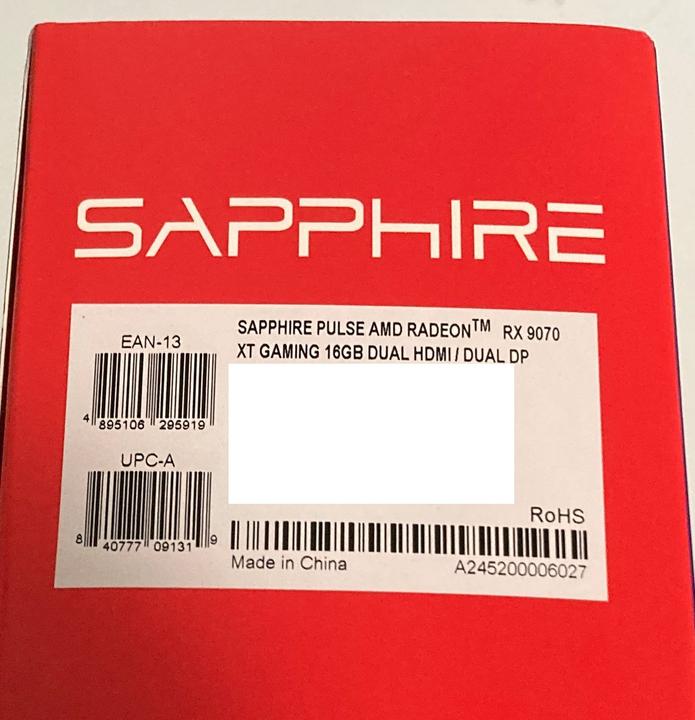 Produktbild Sapphire Pulse Radeon RX 9070 XT (16 GB)