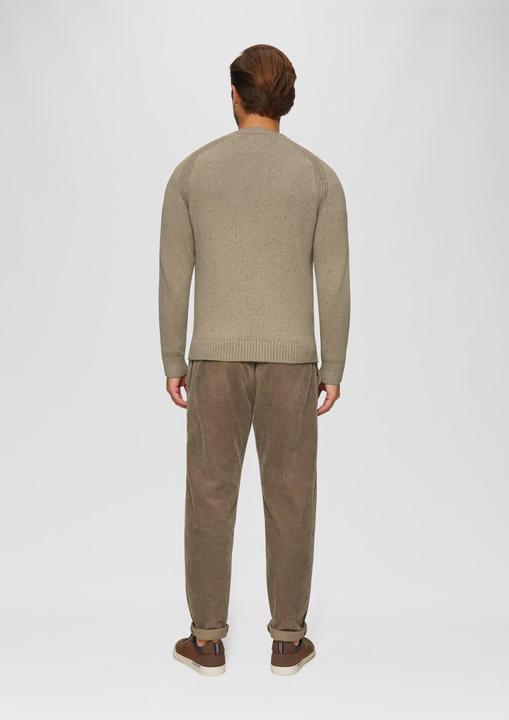 Actual product image S.Oliver Strickpullover Crew-Neck-Pullover mit Farbeffekt (L)