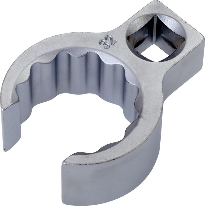 Actual product image HAZET Ring spanner, double hex, open 848Z-32 - square hollow 12.5 mm (1/2 in.) - A (32 mm)