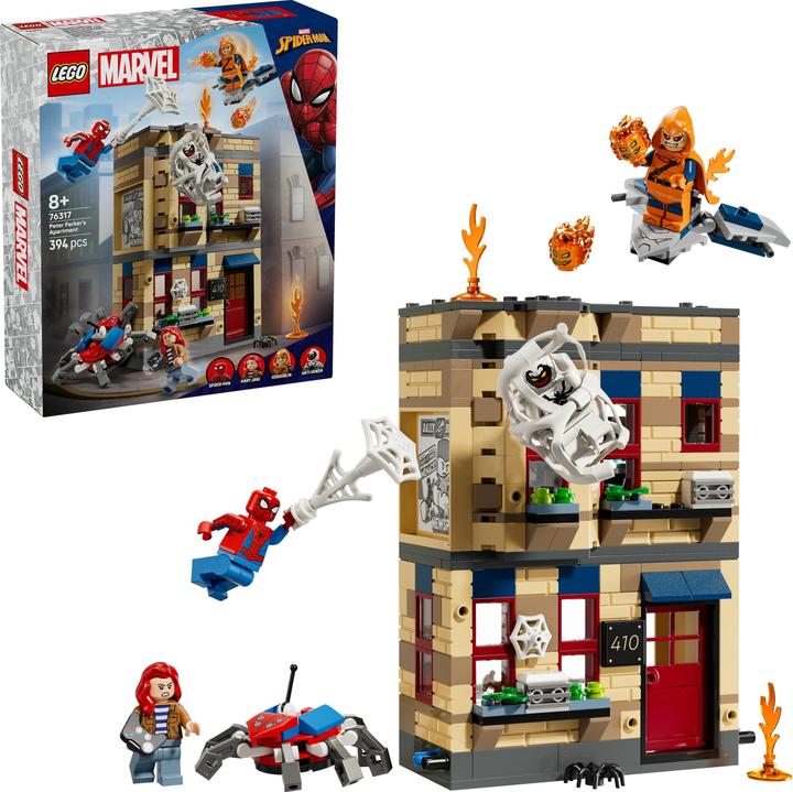 Produktbild LEGO Spiderman - Peter Parkers Wohnung (76317, LEGO Marvel)
