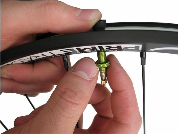 Productafbeelding VAR Tubeless Ventiel Al Gn 35mm 2-St Groen, Paar