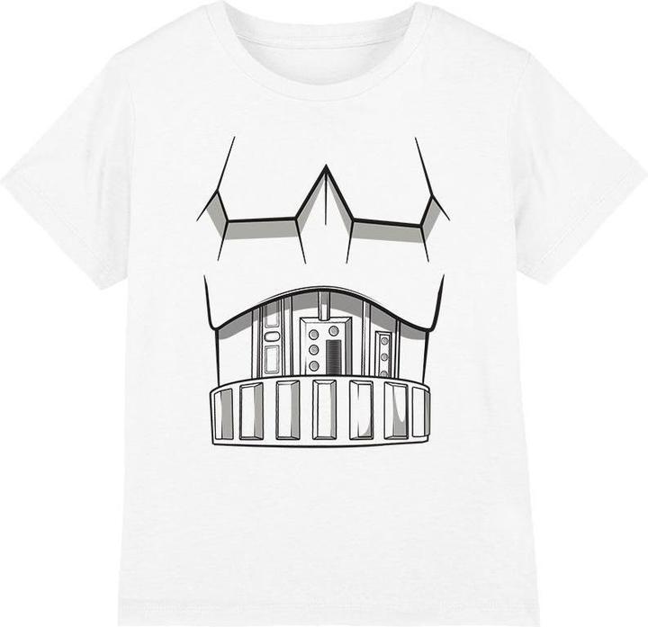 Actual product image Star Wars Childrens/Kids Stormtrooper Costume T-Shirt (128)