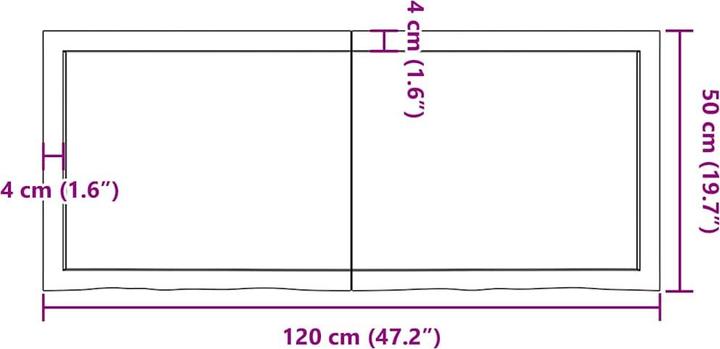 Immagine prodotto VidaXL Emerald (120 x 50 x 4 cm)