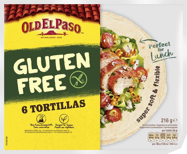 Image du produit Old El Paso Glutenfreie Tortillas (230 g)