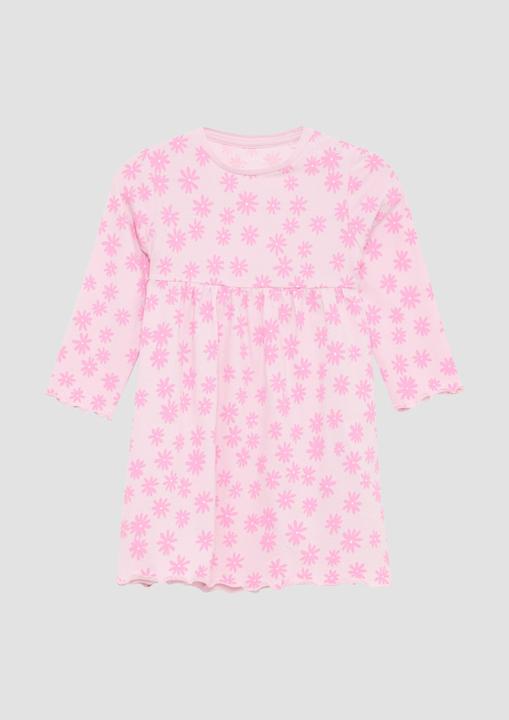 S.Oliver Kleid Weiches Baumwollstretch-Kleid in A-Shape