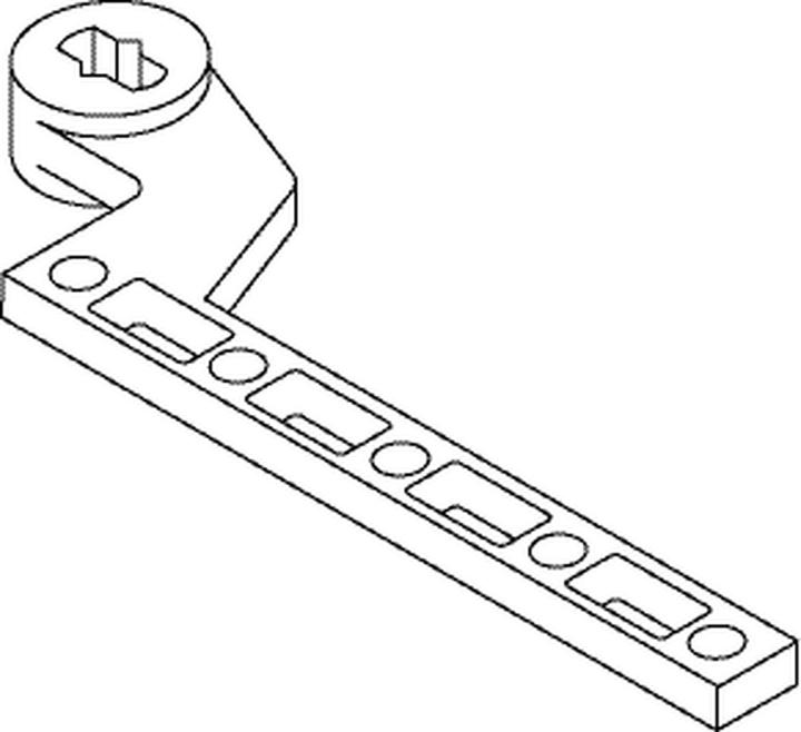 Produktbild Geze Türschienen Modell DB für Anschlagtüren (Eingangstür, Holztür, Balkontür, Indoor)