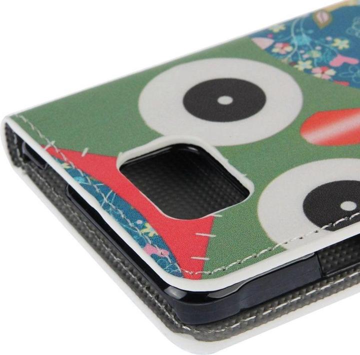 Produktbild König Design Handyhülle Tasche für Handy Samsung Galaxy Alpha Eule mit Reh (Samsung Galaxy Alpha)