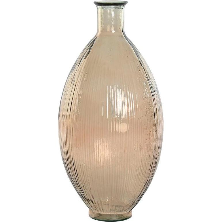 Esprit, Vaso, Vase Home Taupe Recyceltes Glas 30 x 30 x 59 cm
