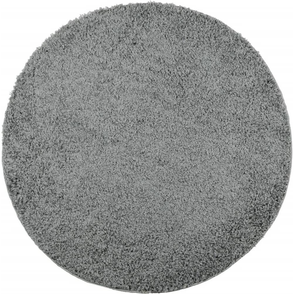 VidaXL, Teppich, Teppich Shaggy Hochflor Modern Ø 200 cm (200 x 200 cm)