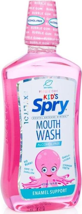 Produktbild Spry Kinder Mundwasser Kaugummi mit Xylitol alkoholfrei (473 ml, Mundspülung)