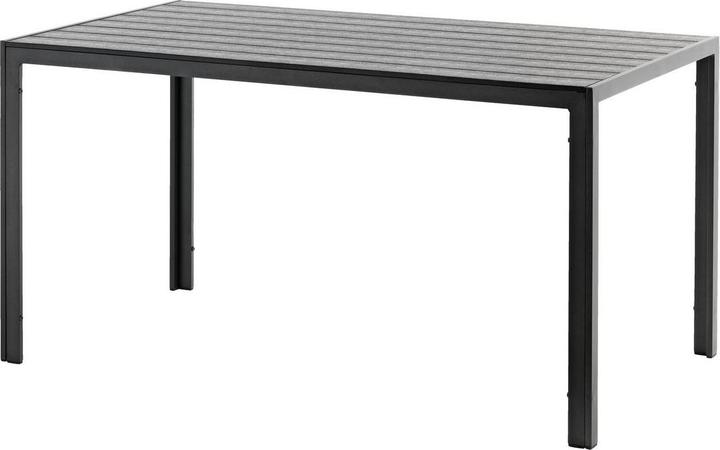 Produktbild JYSK 3779740 Gartentisch Schwarz Rechteckige Form