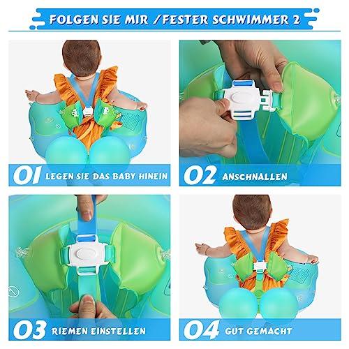 Actual product image Activity Board Baby Float Ring with Removable Sun Canopy, Baby Float Inflatable Float Ring Baby for Baby from