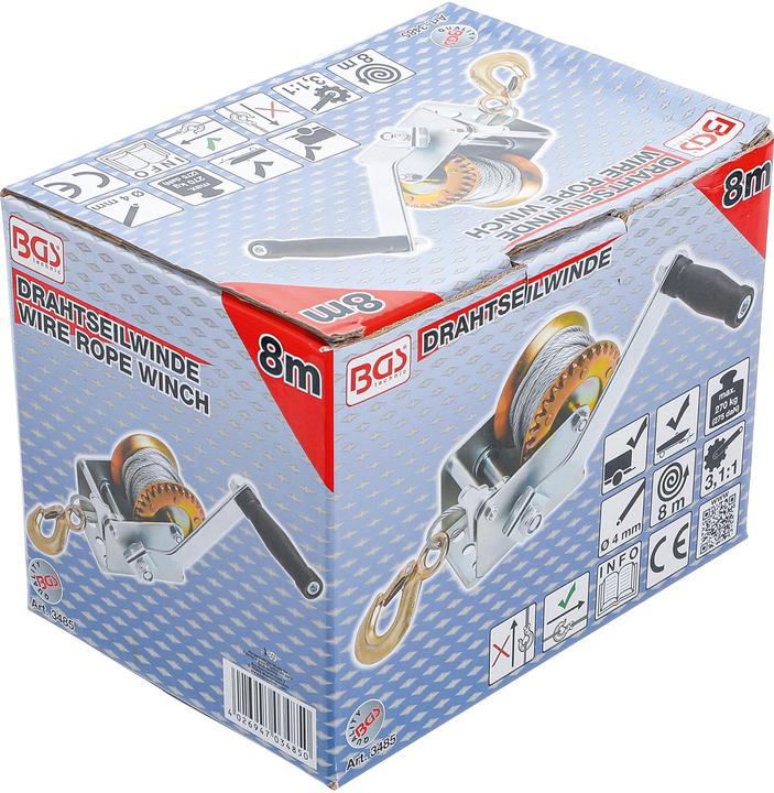 Immagine prodotto BGS Argano a fune | 270 kg