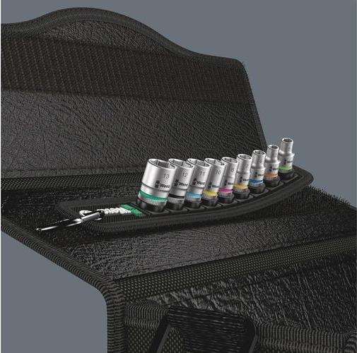 Productafbeelding Wera Riem A 4 Zyklop doppenset (13 mm, 8 mm, 10 mm, 11 mm, 7 mm, 12 mm, 6 mm, 9 mm, 5 mm)