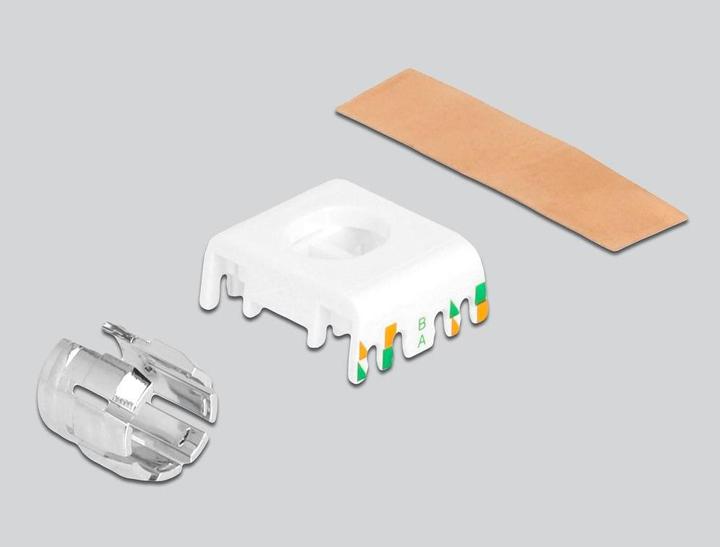 Produktbild Delock Keystone Modul RJ45 Buchse zu LSA Cat.6A werkzeugfrei geschirmt (Keystone Modul)