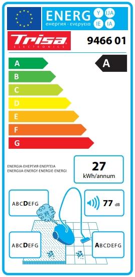 Etichetta energetica Trisa Classico pulito T6601
