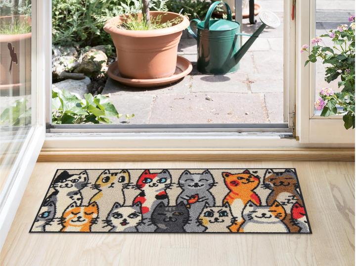 Image du produit Salonloewe Paillasson Kitty People 30 cm x 75 cm (30 x 75 cm)