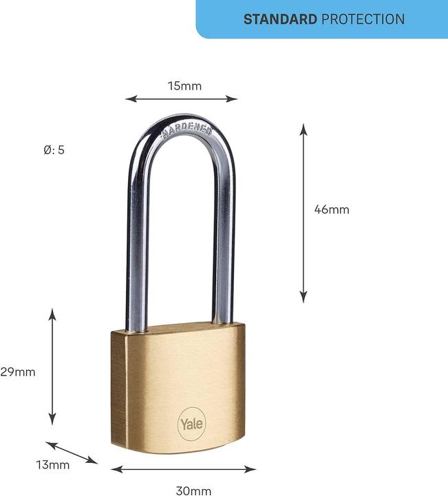 Actual product image Yale Y110B/30/147/1 Padlock 30 mm Key lock