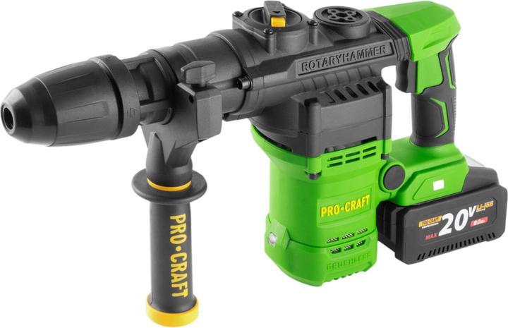 Produktbild Procraft PHA50-1B-C Akku Bohrhammer 20 V 7 J SDS max Brushless + 1x Akku 8,0 Ah + Ladegerät +