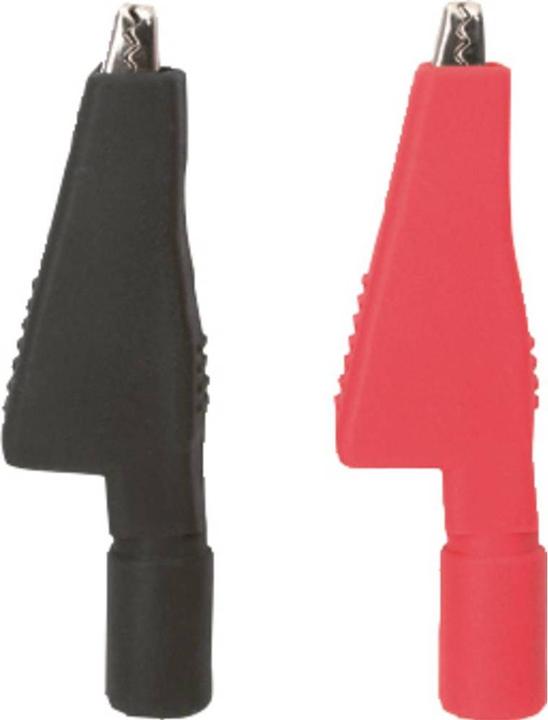 Actual product image Testboy Crocodile clip set (black / red) Crocodile clip set black, red 1 se