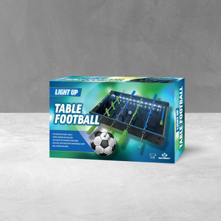 Actual product image Thumbs Up Foosball table with LED